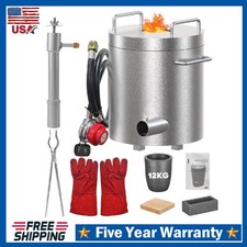 Propane Melting Furnace Kit ,12KG Smelting Foundry for Metal Scrap Recycling