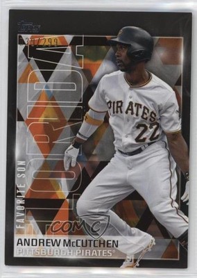 2023 Topps Series 2 Favorite Sons Black 39/299 Andrew McCutchen #FS-14 qw7