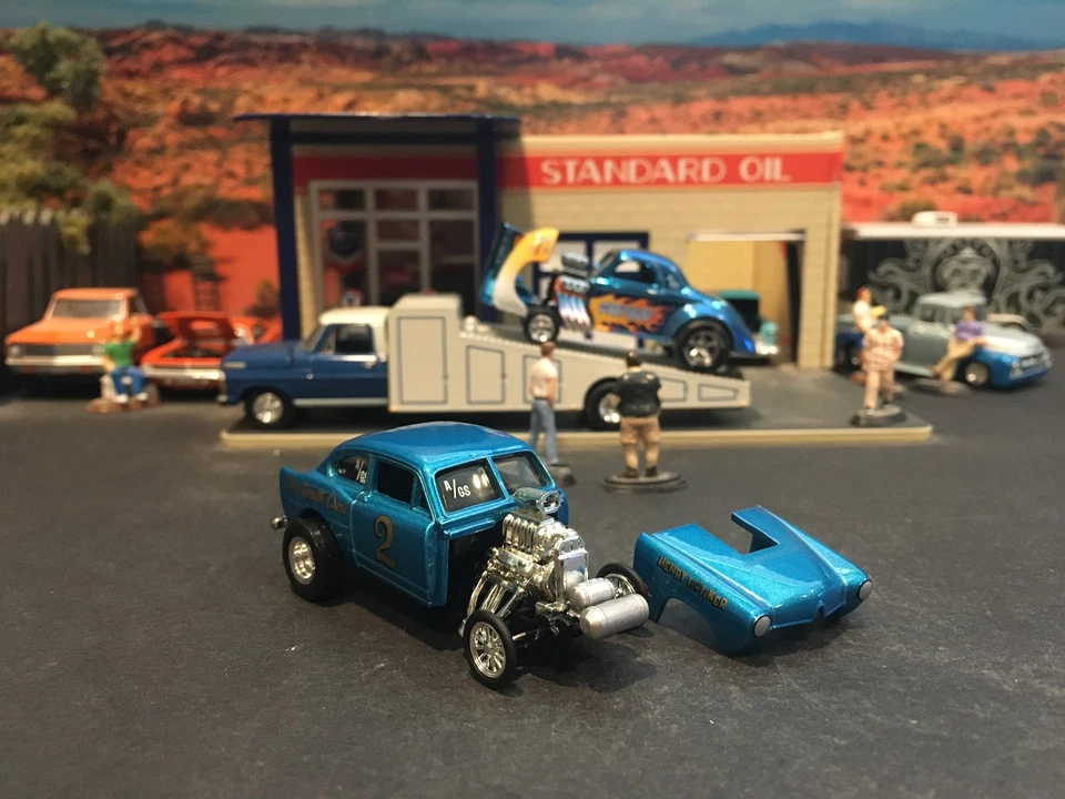 1:64 Hot Wheels Limited Ed George "Honker" Striegel Kaiser Henry J Gasser - Image 3 of 4