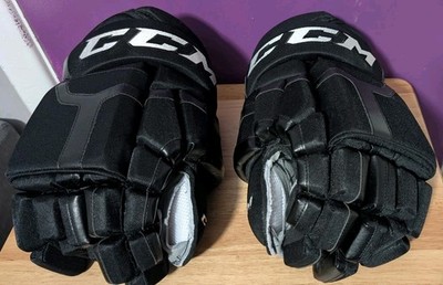 CCM HG50PP Pro Stock Hockey Gloves 15  W/ Shot Blockers Colorado Avalanche
