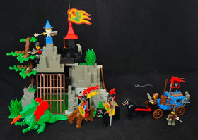LEGO Castle: Dark Dragon's Den 6076 & Wolfpack Renegades 6038 with Instructions
