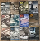 Aero Digest Magazine Lot of 12 Magazines 1944 WW2 Wartime Advertising 1940s