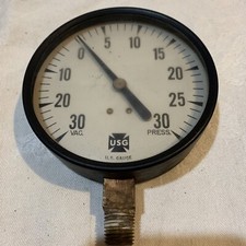 Manomètre us vintage -30-30 3,5"