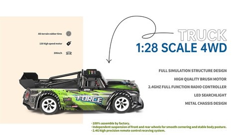 Wltoys 284131 1/28 2.4G 4WD Short Course Drift RC Car 30km High-speed Kids Toys - Picture 3 of 18