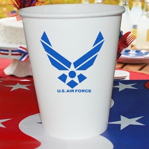 Us Air Force Party Supplies Hot Cold Paper Cups 780619152603 Ebay