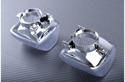 Pair of LED White Clear Rear Turn Signals Lenses HONDA CBR 900 RR 893 1994-1995 - Picture 3 of 4