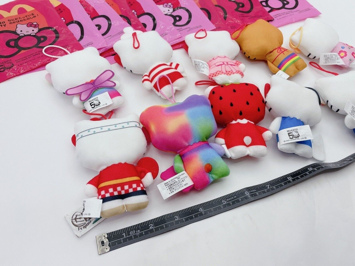 再値下げ【Hello Kitty】McDonald ぬいぐるみ 12体 セット 2023/12/15～ Japanese McDonalds happy meal toys Hello Kitty - YouTube