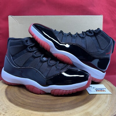 Nike Air Jordan 11 Retro Bred 2019 Size 11 378037-061 OG XI Concord Space Jam IV