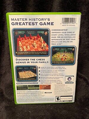 Chessmaster (Microsoft Xbox, 2004) Complete With Manual 8888511946