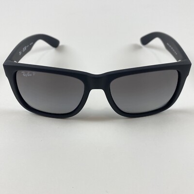 Ray-Ban Sunglasses Justin RB4165 Square Matte Black Grey