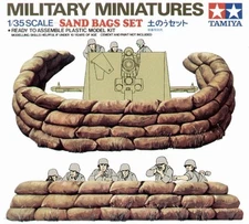 Tamiya 35025 1/35 Scale Military Model Accessories Sand Bag Kit Set
