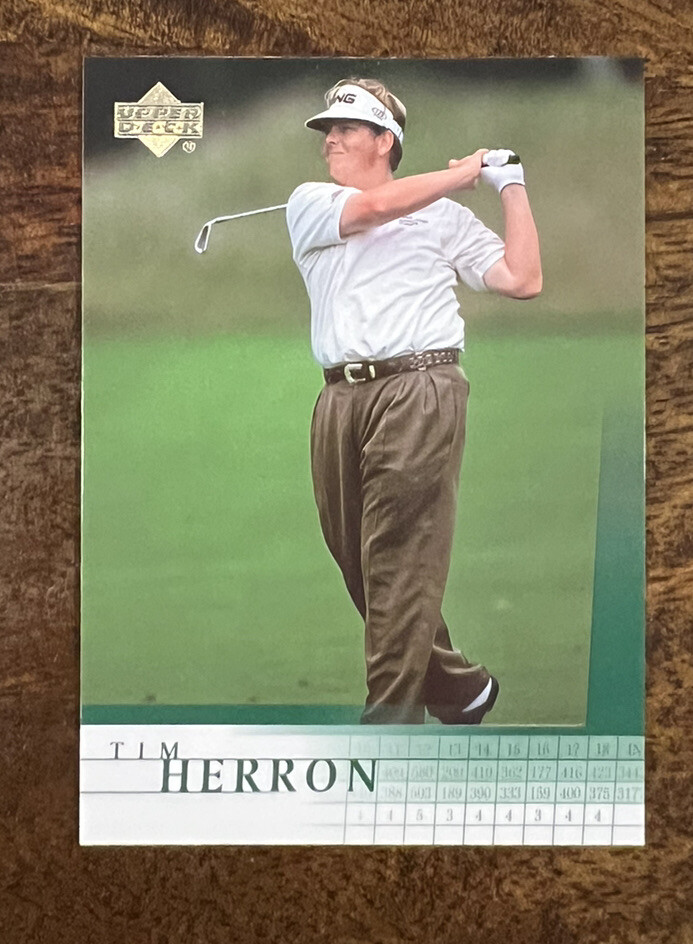 2001 Upper Deck Golf Card #6 Tim Herron Rookie