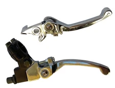Break & Clutch Foldable Lever Set Chrome CRF 50 70 KLX Dirt Bikes Motorcycle ATV