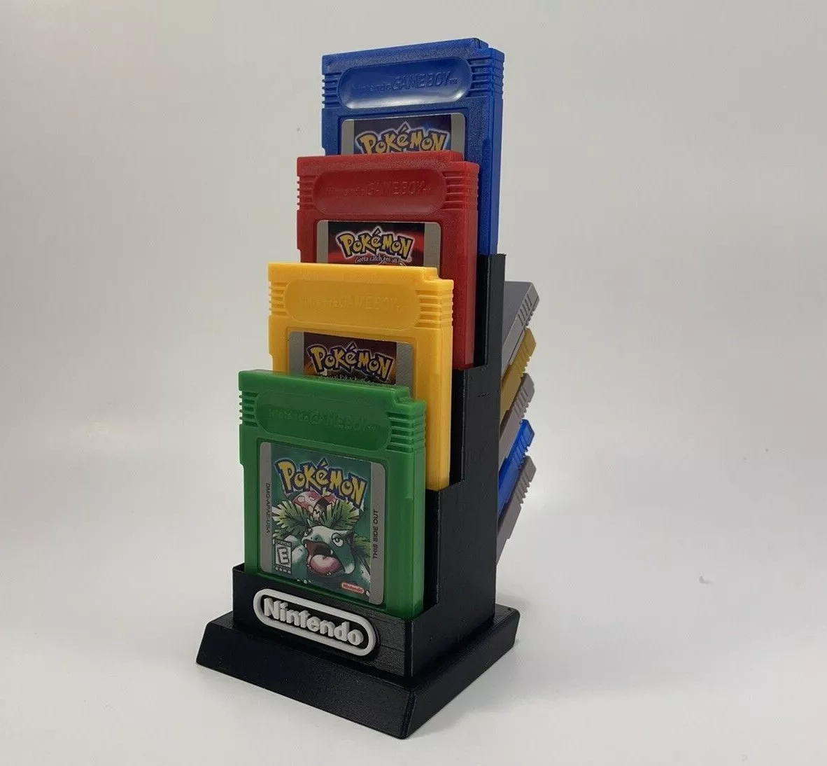 GAMEBOY ADVANCE STAND WITH 5X GAME CARTRIDGES HOLDER