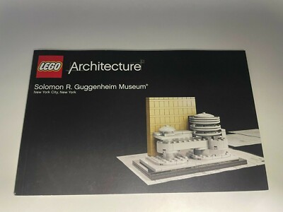 LEGO  Bauanleitung Architecture 21004 Soloman R.Guggeheim M Instruction NEU 348a