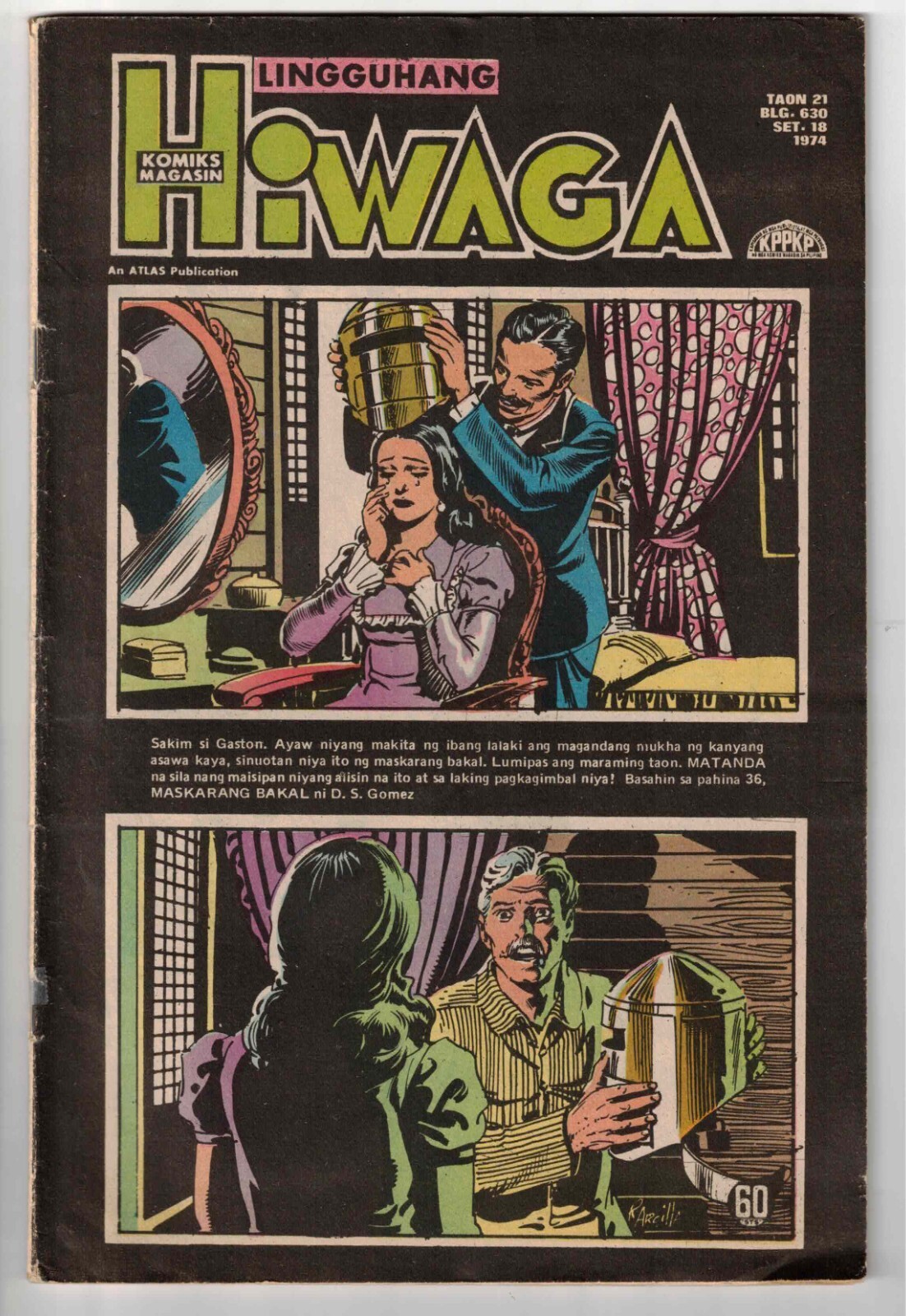 HIWAGA KOMIKS MAGASIN 1974 BRONZE AGE NICE!