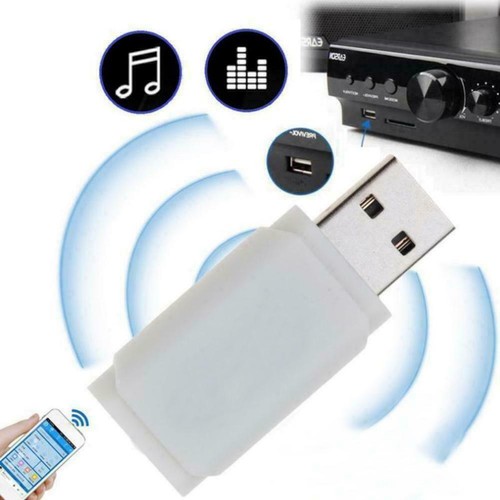 Car USB Bluetooth Wireless Stereo Audio Music Speaker Adapter --us Receiv M6W3 - Bild 7 von 12