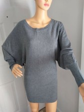 HM Women's Gray Sweater Dress Sz S