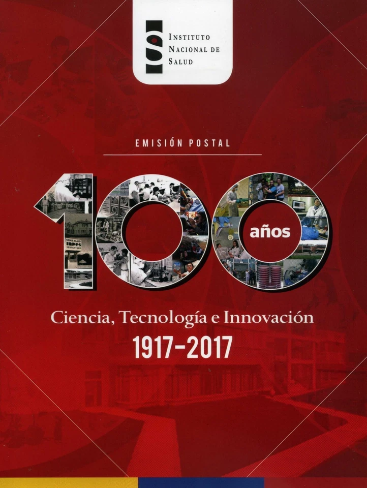 INSTITUTO NACIONAL DE SALUD,-''INNOVACION' ''carpeta'' S/S/ -COVER F.D.C.  2017 - Image 2 of 4