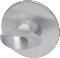 Alpertec Rosettenpaar Plano Edelstahl Satiniert/Lackiert Bad/Wc,2 Mm Flach,Ø 55