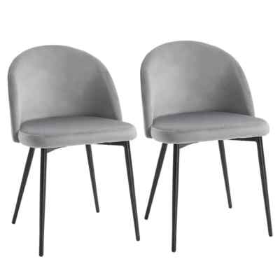 Pieces Modern Upholstered Fabric Bucket Seat Dining Chairs