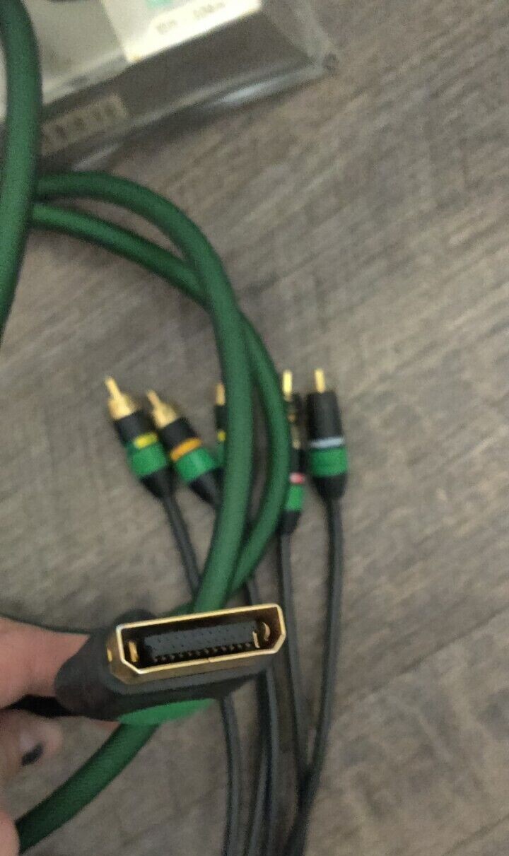 Original Xbox Monster Component HD Cable Tested Plus Gamelink Adapter