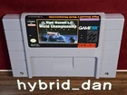 Nigel Mansell's World Championship Racing SNES Super Nintendo Authentic Game USA