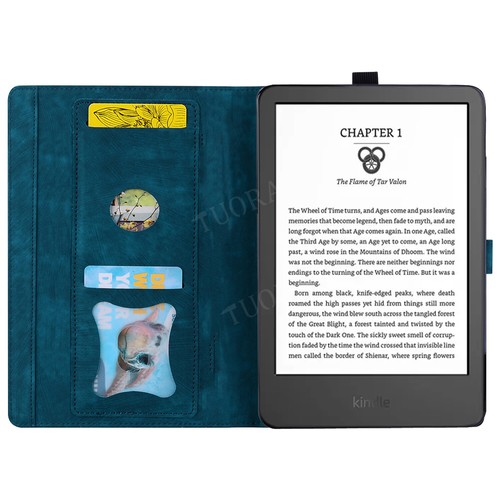 For Amazon Kindle Paperwhite 12th generation 2024 Leather Case Stand Flip Cover - Picture 20 of 142