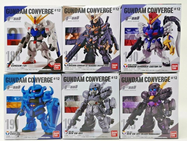 Destroy Mode Bandai Fw Gundam Converge 12 Unicorn Gundam 02 Banshee Japan Collectibles Art Animation Art Characters