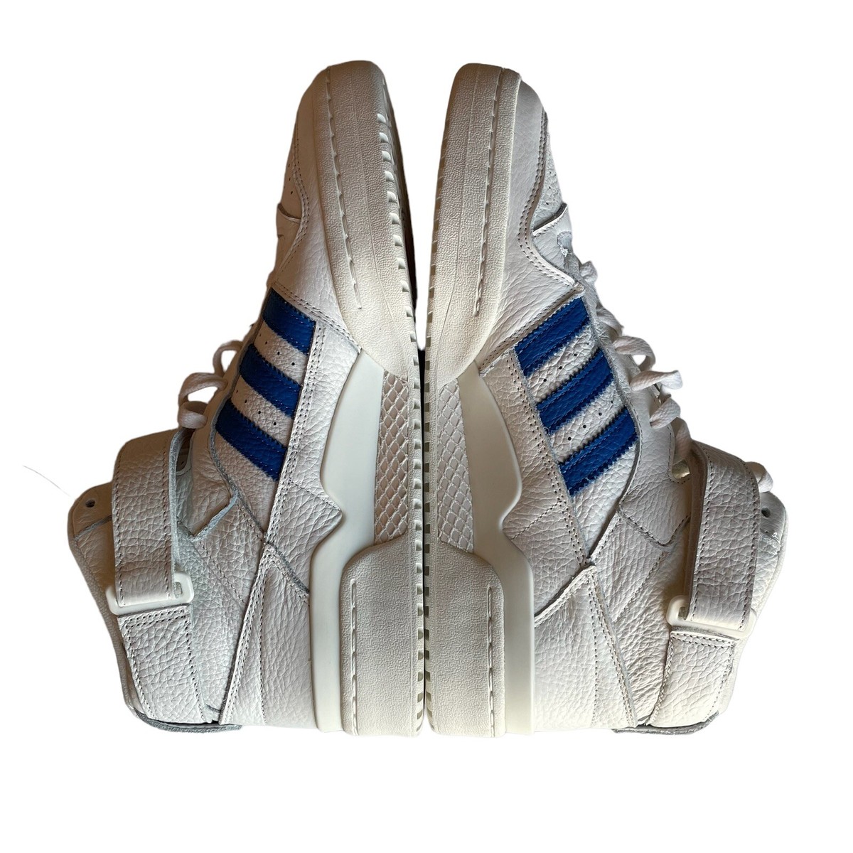 Adidas Forum Mid Shoe Off White Blue Bird Colorway Size 10.5 Authentic GX1021 adidas Forum Mid White Blue Bird for Sale | Authenticity  main image 4
