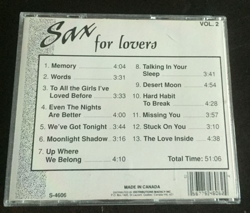 Sax for Lovers Vol.2 S-4606 - Picture 2 of 2