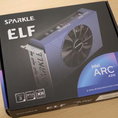 Sparkle Intel Arc A310 SA310E-4G Graphics Card 4GB GDDR6 Low