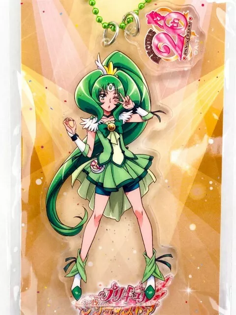 Smile Pretty Cure ( Glitter Force) Cure March (Glitter Spring) acrylic Key  Chain