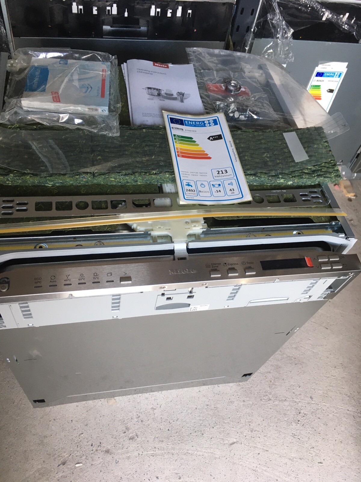 MIELE G7152SCVi Fullsize Fully Integrated Dishwasher 4002516102113 eBay