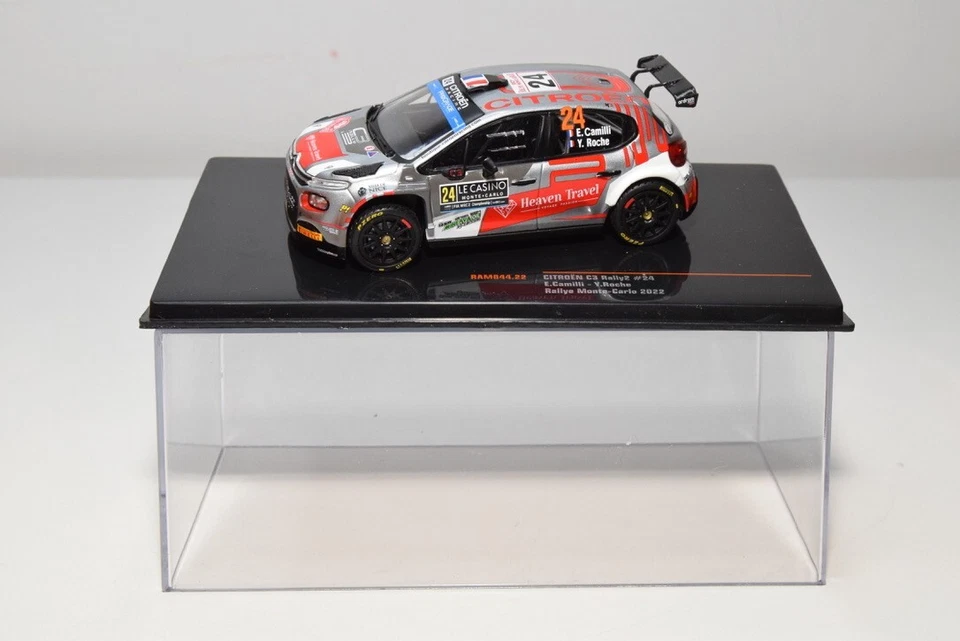 B43 1: 43 IXO RAM844.22 Citroen C3 Rally 2 #24 Rallye Monte-CARLO 2022 CAMILLI MB — 第 2/4 张图片