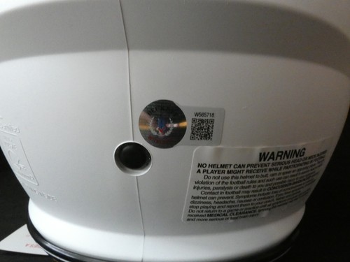 ISAAC BRUCE Authentic Full Sized Rams Lunar helmet HOF Insc Beckett COA Auto - Picture 5 of 7