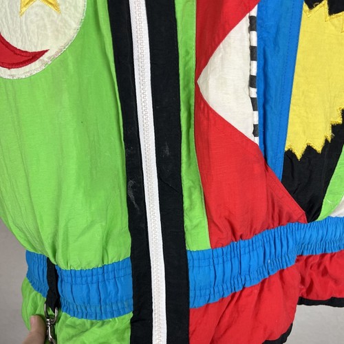Vintage Neiman Marcus Gallery Ski Jacket Coat M Puffer Zip 90s World Olympics - Picture 7 of 19