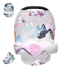 Baby Multi-Use Stretchy Nursing Cover Newborn Infant Canopy Car Seat Cart Covers
