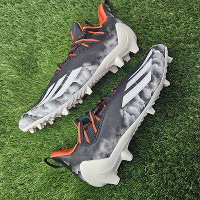 Adidas Adizero Mens Football Cleats Miami Hurricanes Size