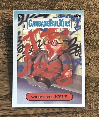 2022 Garbage Pail Kids Chrome Series 5 C-Name Variation  Wildstyle Kyle 182c