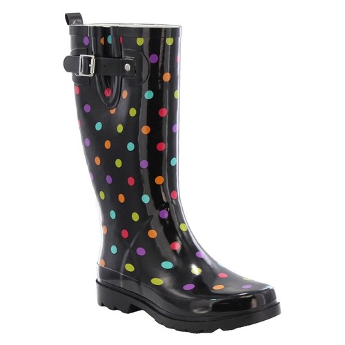 Western Chief Bottines de pluie pour femme, Carreaux tournesol