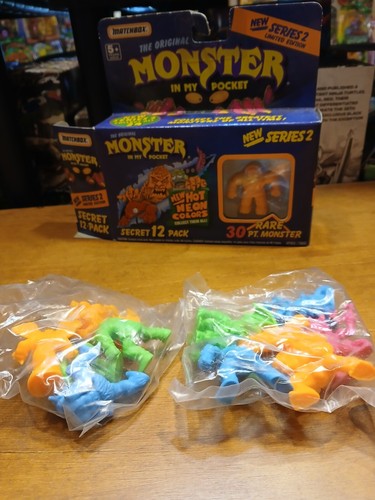 Monster In My Pocket Secret 12 Pack Box Orange Clay Man Golem MIMP Matchbox - Picture 8 of 10