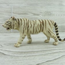 Schleich - White Siberian Tiger - Animal Figure - PVC - 2007 - 2.5" x 5.5" - 07
