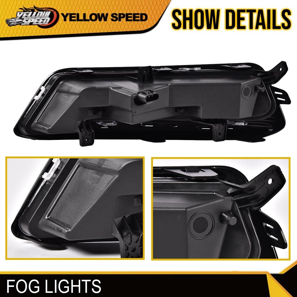 Front Bumper Fog Lights Lamps Clear Lens Left Right For 2004-2009 Toyota Prius E - Foto 4