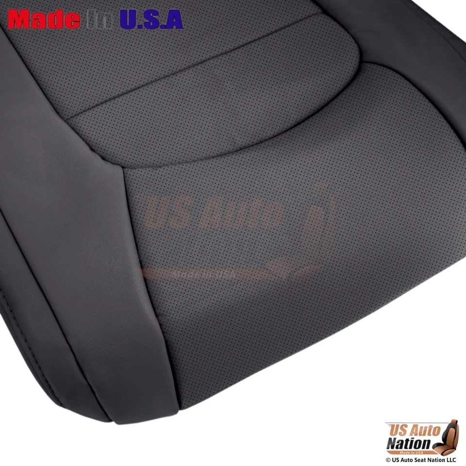 Cubierta inferior de cuero negra para Toyota Land Cruiser 2016-2021 conductor-pasajero Foto 2 de 4