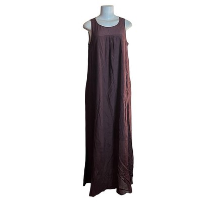 Madewell Sleeveless Maxi Dress Crinkle Gauze Boho Summer Festival Cotton  Silk | eBay