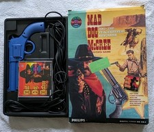 Mad Dog McCree Philips CDi game + Peacekeeper Revolver controller boxed