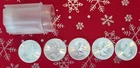2021 Canadian $5 Silver Maple Leaf 1oz Silver Coin - Lot of 5 Coins