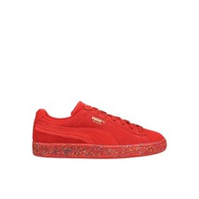 PUMA Suede Mono Triplex Lace Up Youth Boys Red Sneakers Casual Shoes 38685302