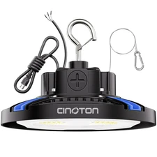 Switchable UFO LED High Bay Light 160W/120W/80W, 24000LM Dimmable Shop Lights